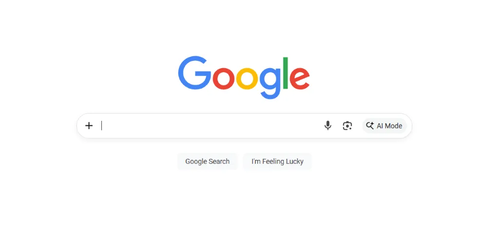 Google 搜索引擎截图